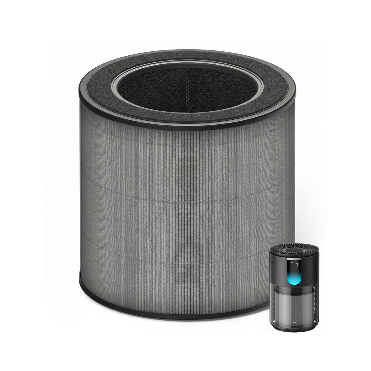 Air Purifier 3-in-1 HEPA Filter For 539/539S Black