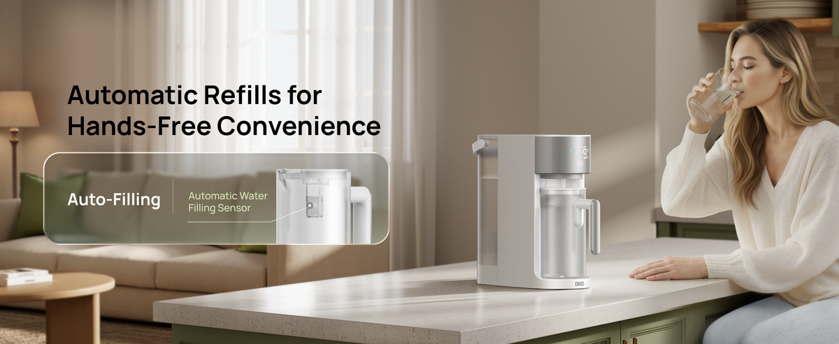 Automatic Refills for
Hands-Free Convenience