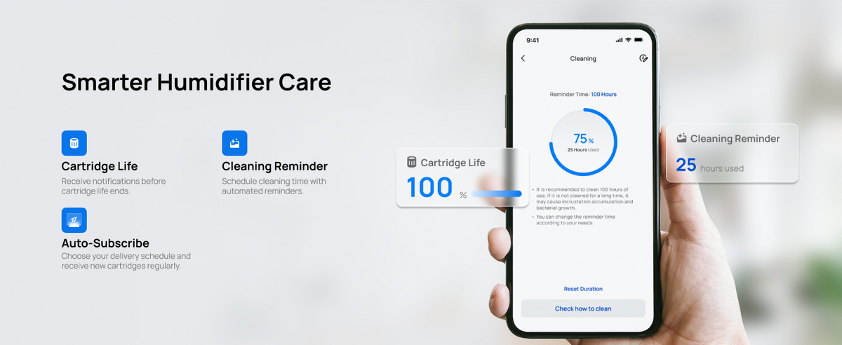 Smarter Humidifier Care