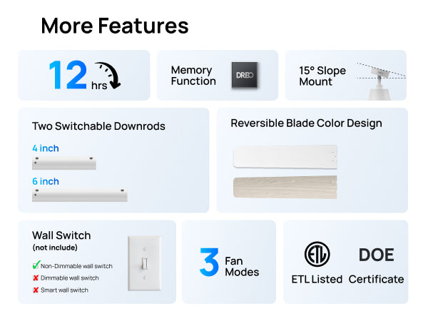 Ceiling Fan 521S (RGBIC)