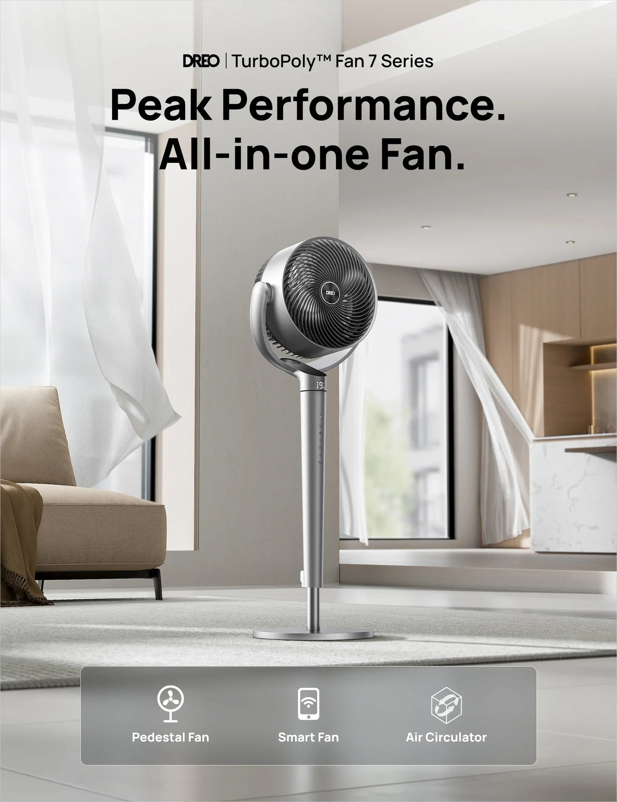 TurboPoly™ Table Fan 312 & TurboPoly™ Fan 704S