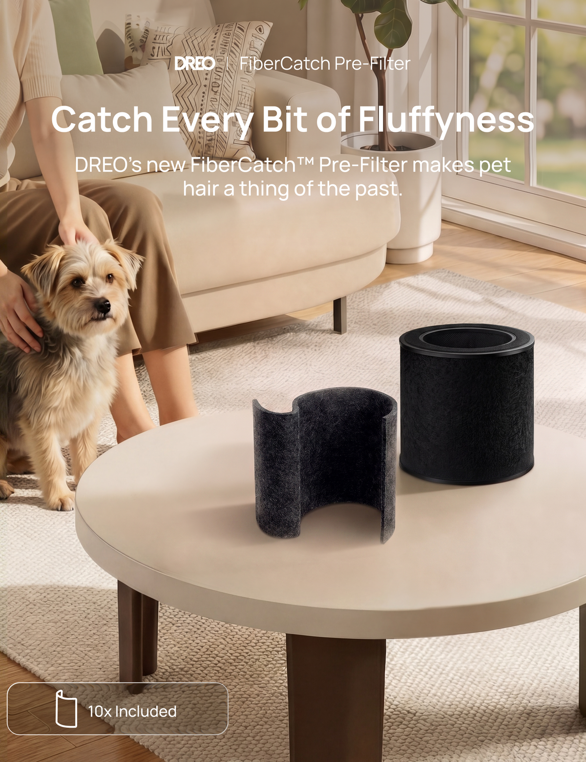 FiberCatch Pre-Filter For 539AS/530S White/Silver/Black/Starlight
