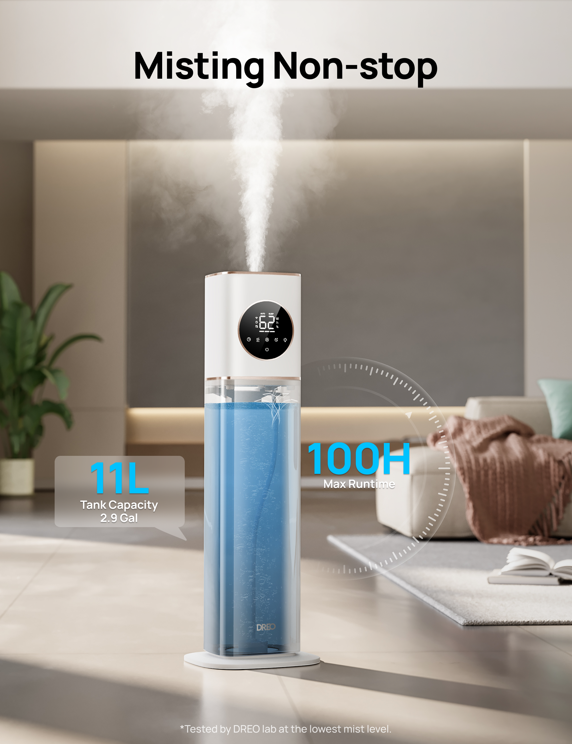 Tower Heater 718 & Smart Humidifier 735S 11L