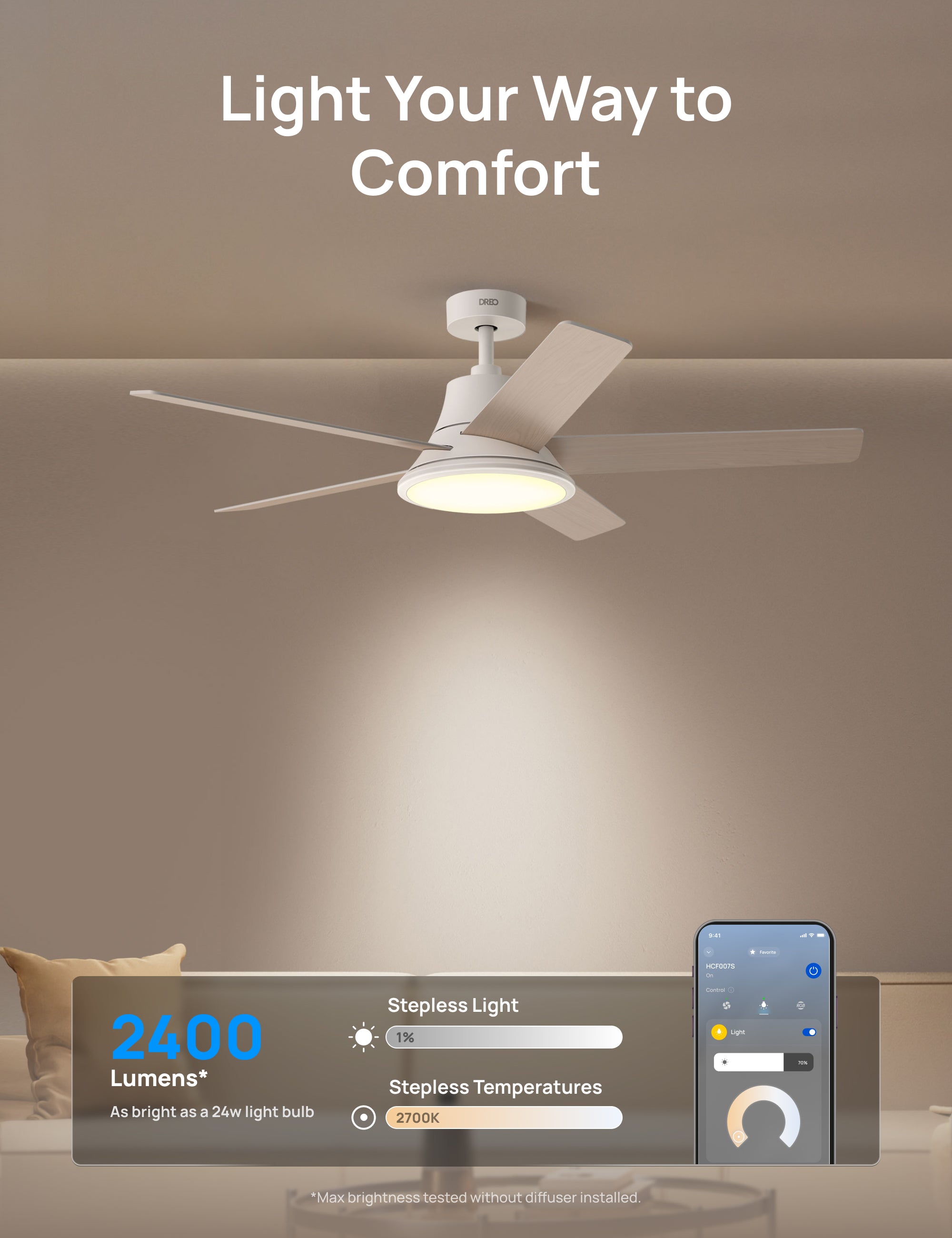 Ceiling Fan 521S (RGBIC)