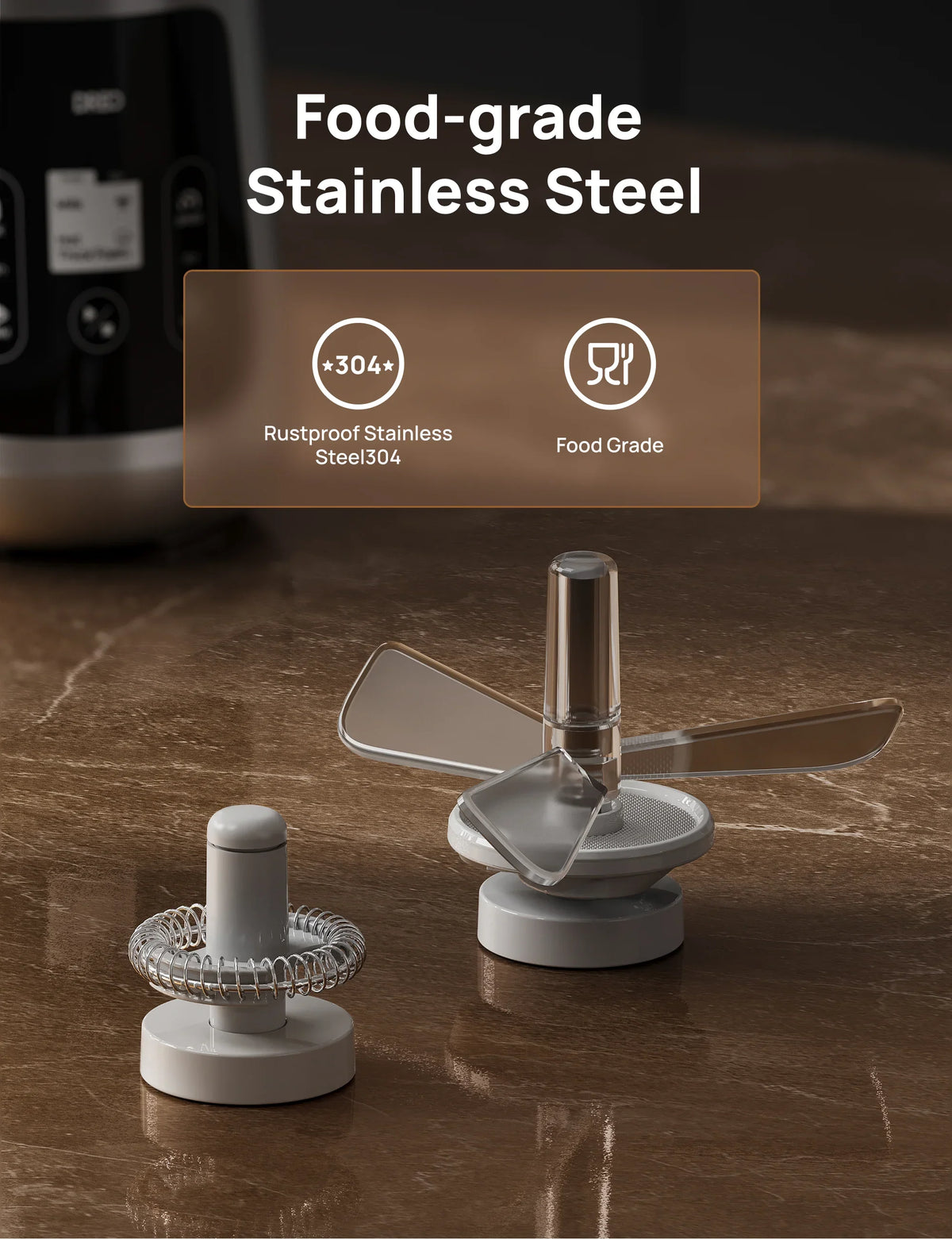 Whisk Set Replacement for BaristaMaker Milk Frother - DREO