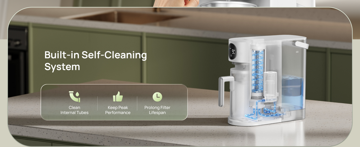Built-in Self-Cleaning
System