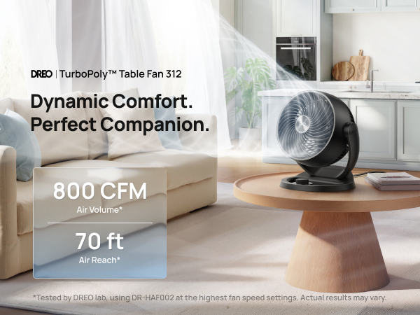 TurboPoly™ Table Fan 312