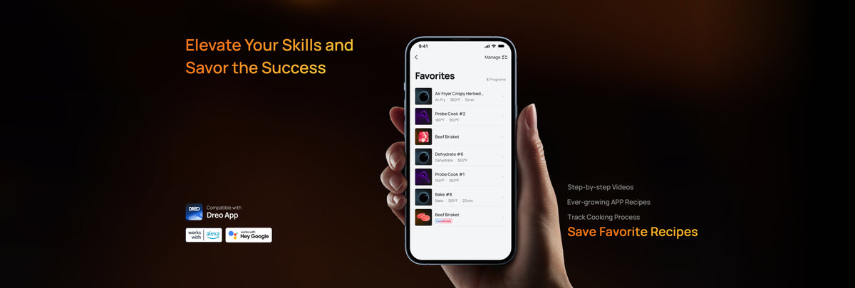 save favorite recipies with app