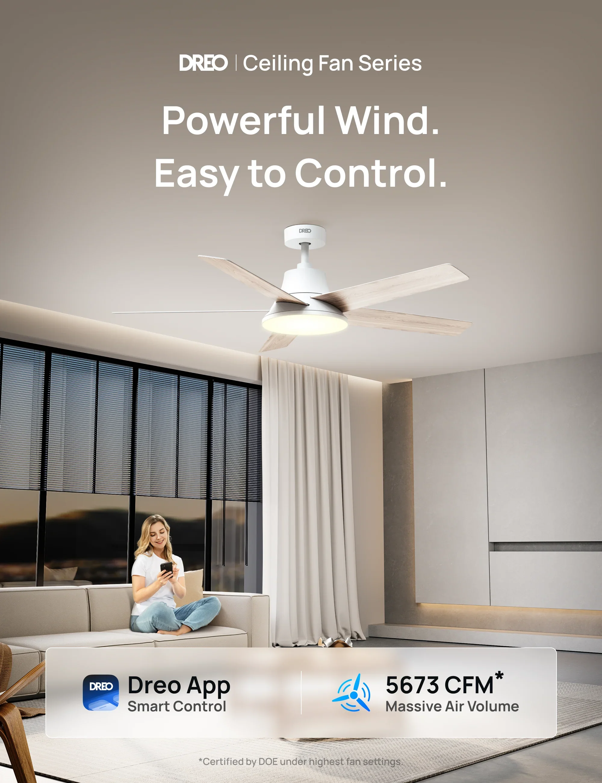 Smart Ceiling Fan CLF521S - DREO