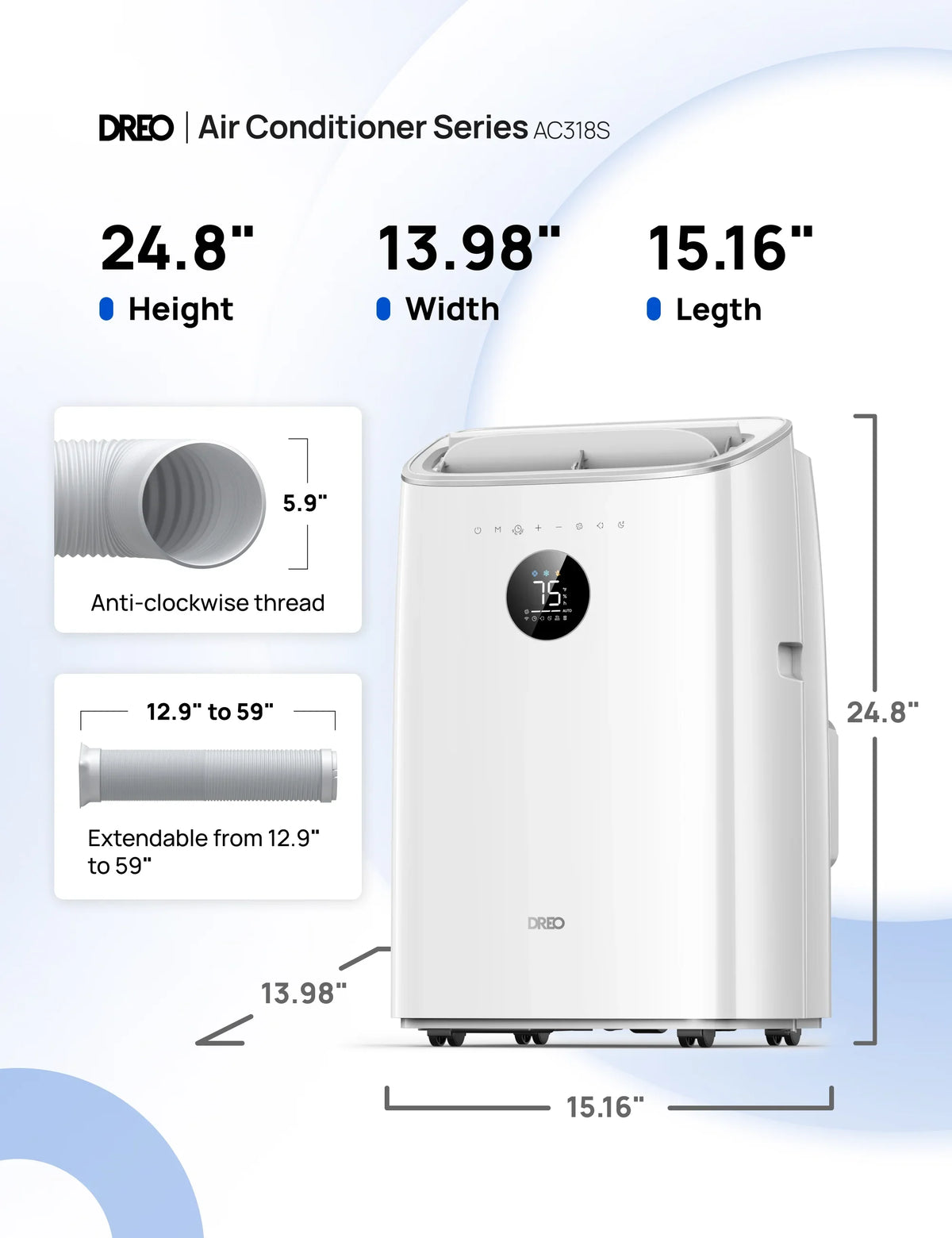 Smart Air Conditioner AC318S - DREO