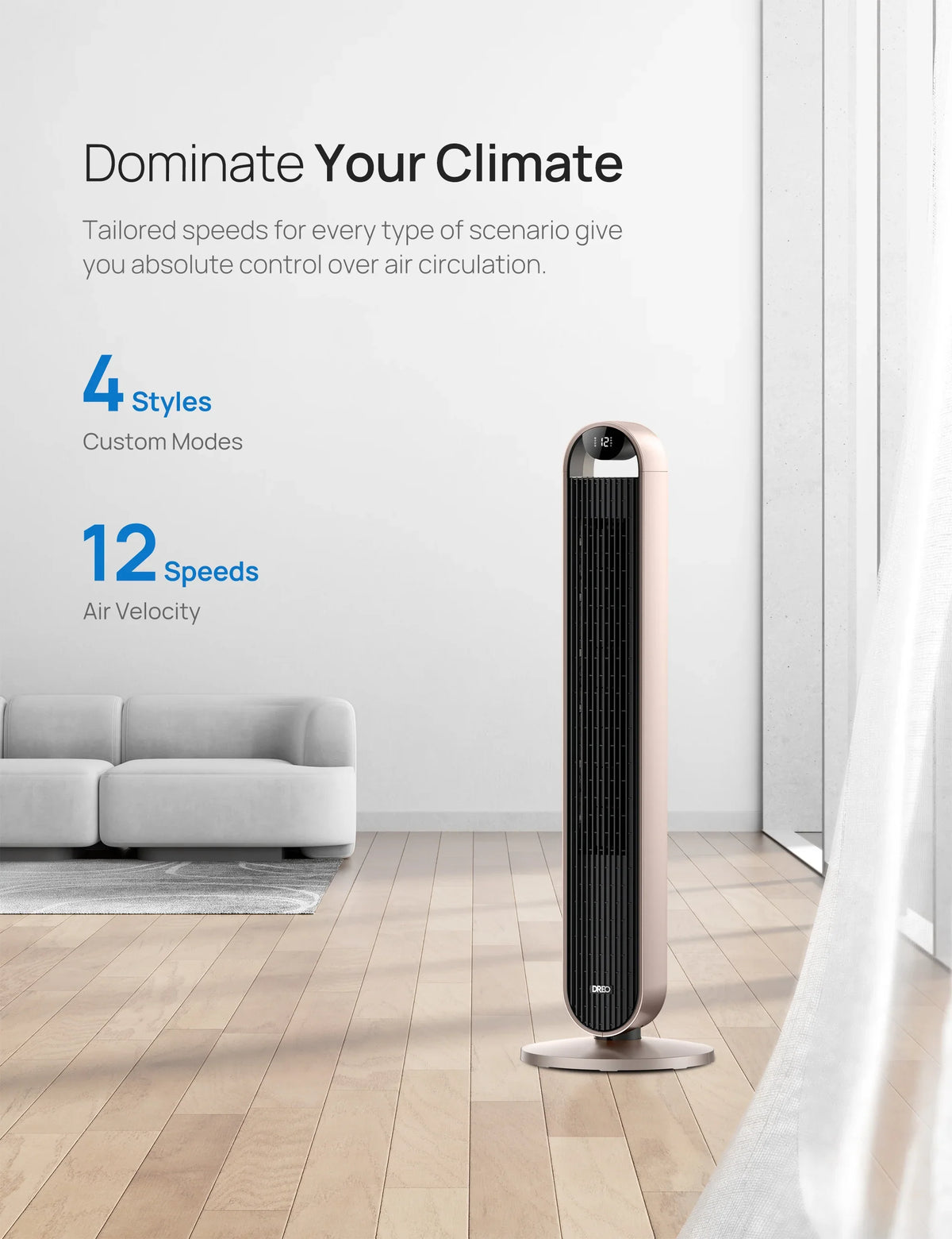 Smart Tower Fan Pilot Max S - DREO