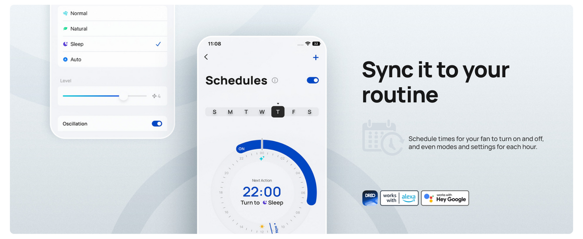 Sync it to your routine