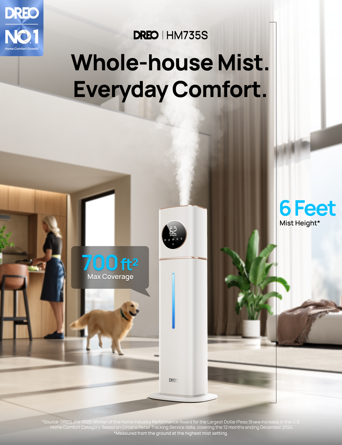 Tower Heater 718 & Smart Humidifier 735S 11L