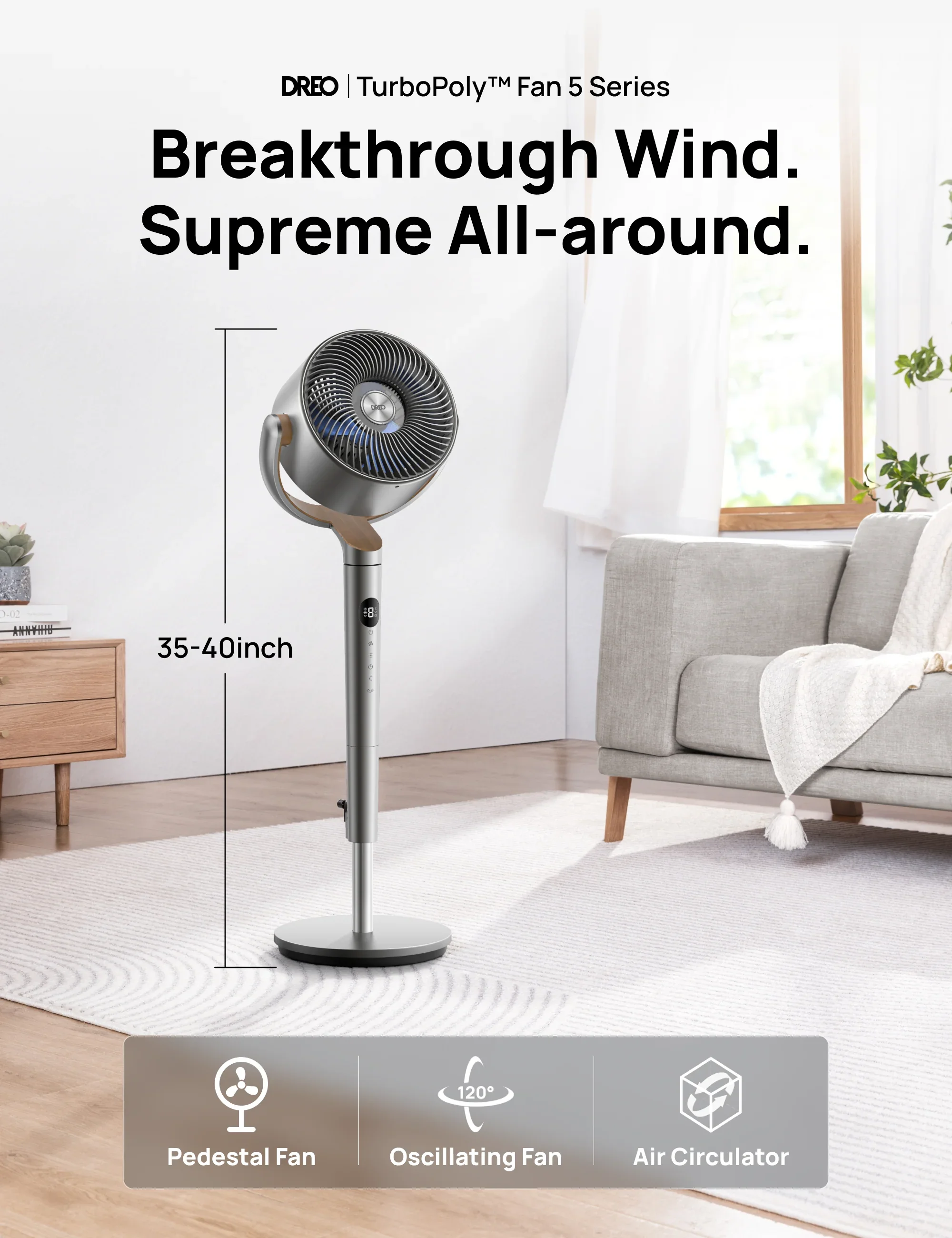 TurboPoly™ Fan 502S - DREO