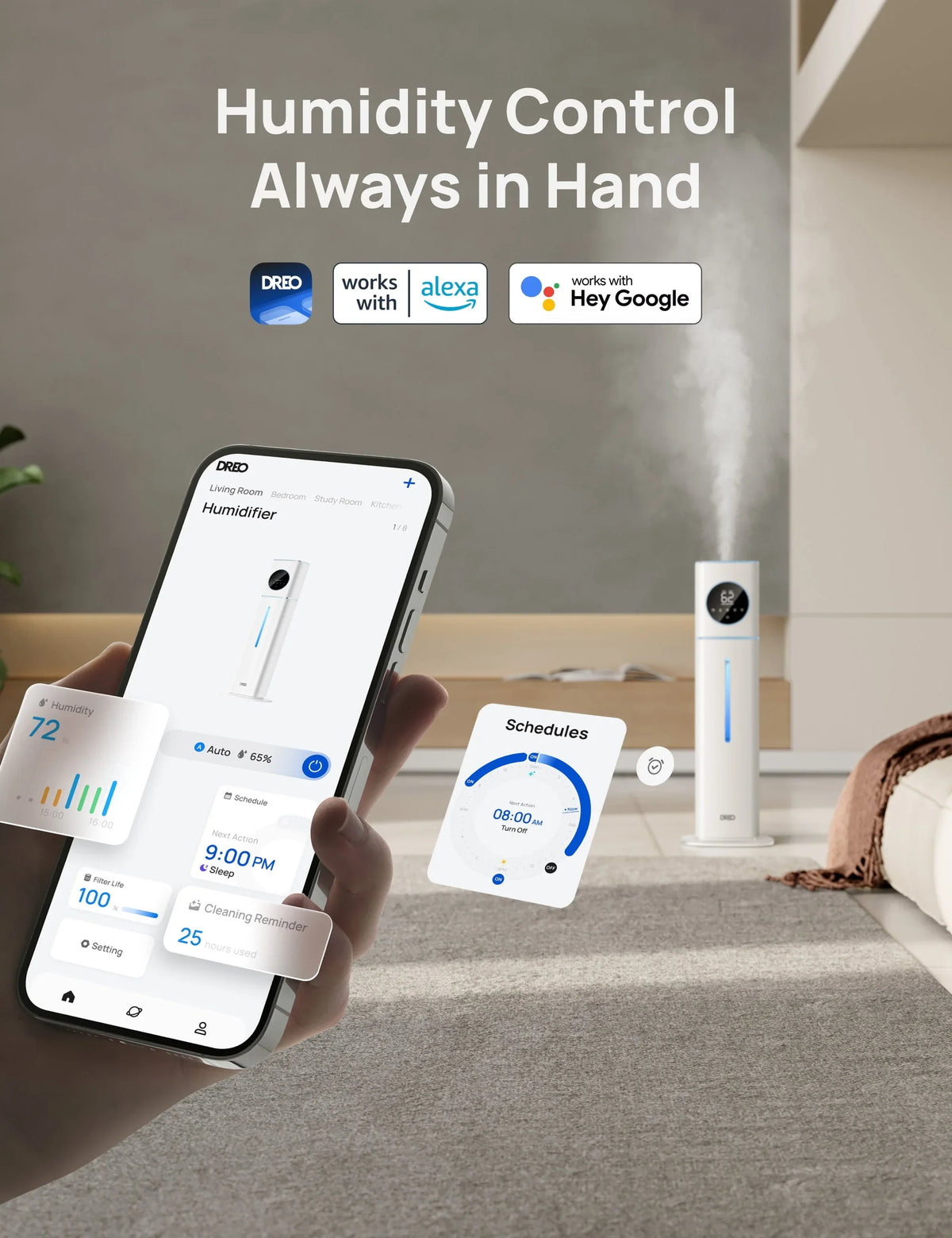 Smart Humidifier HM735S 11L - DREO