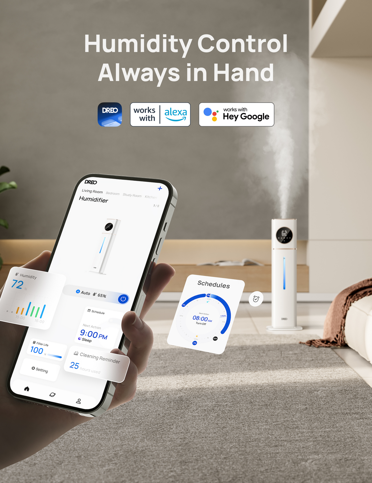 Smart Humidifier 735S 11L & Smart Humidifier 524S 6L