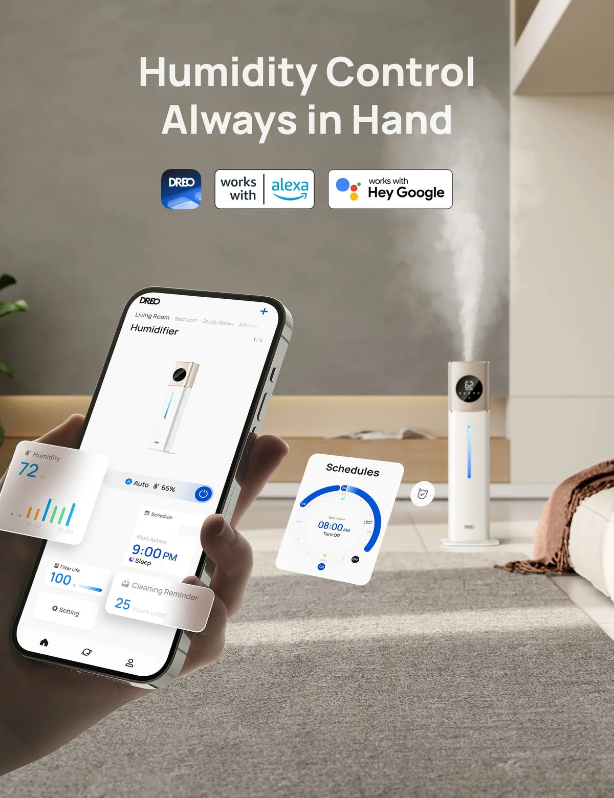 Smart Humidifier HM735S 11L - DREO