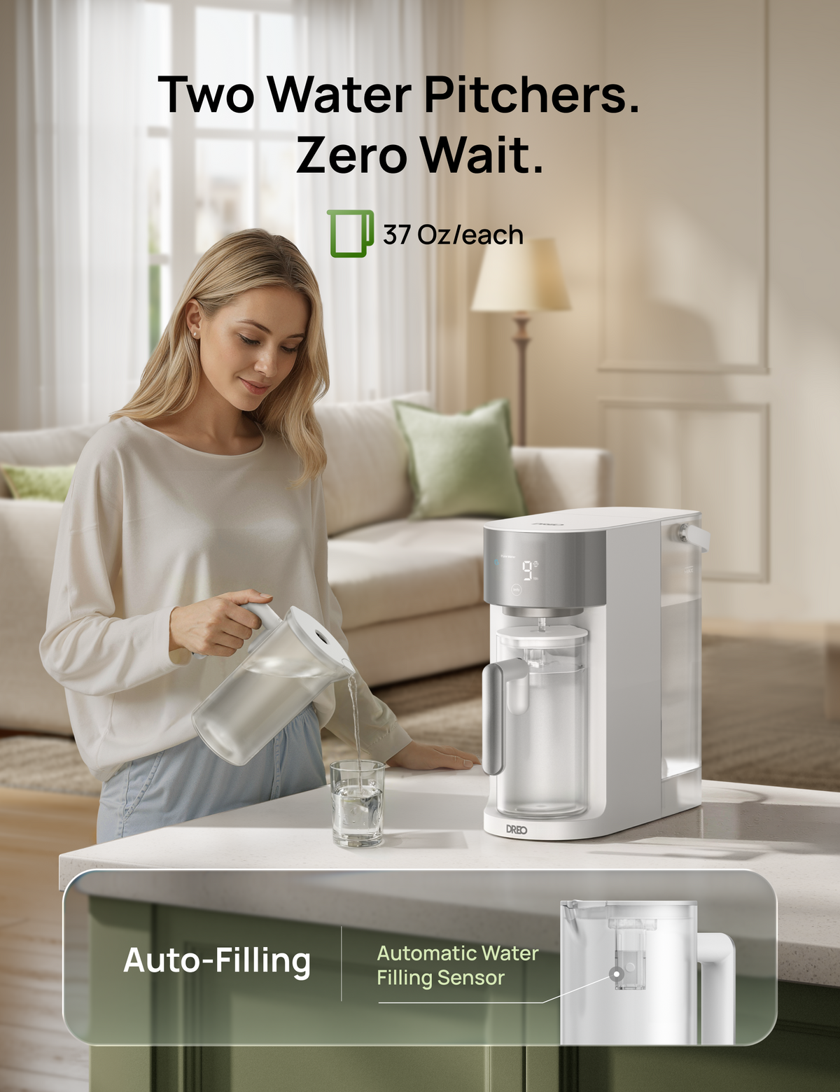 Two Water Pitchers