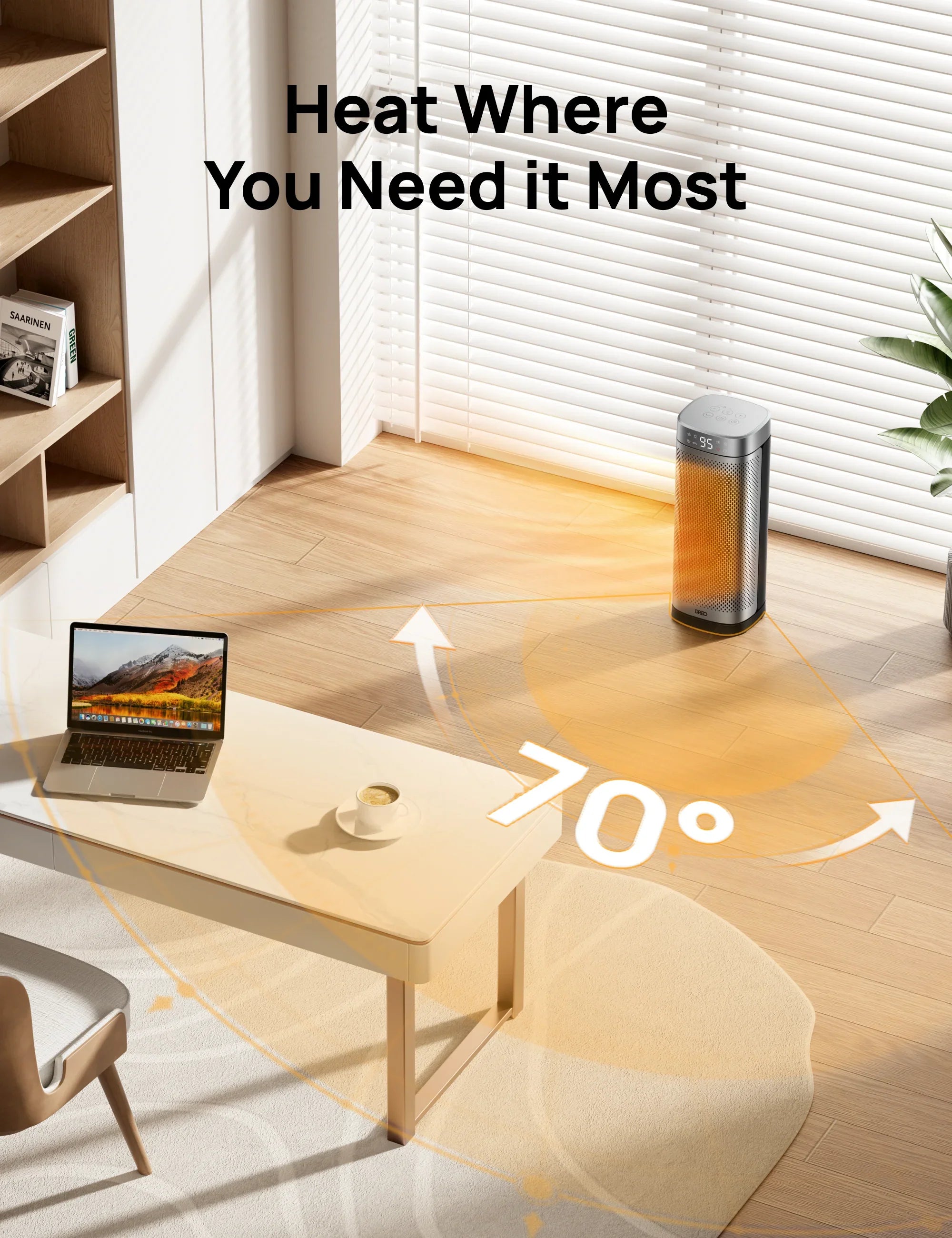Space Heater Solaris Slim H2 (new) - DREO