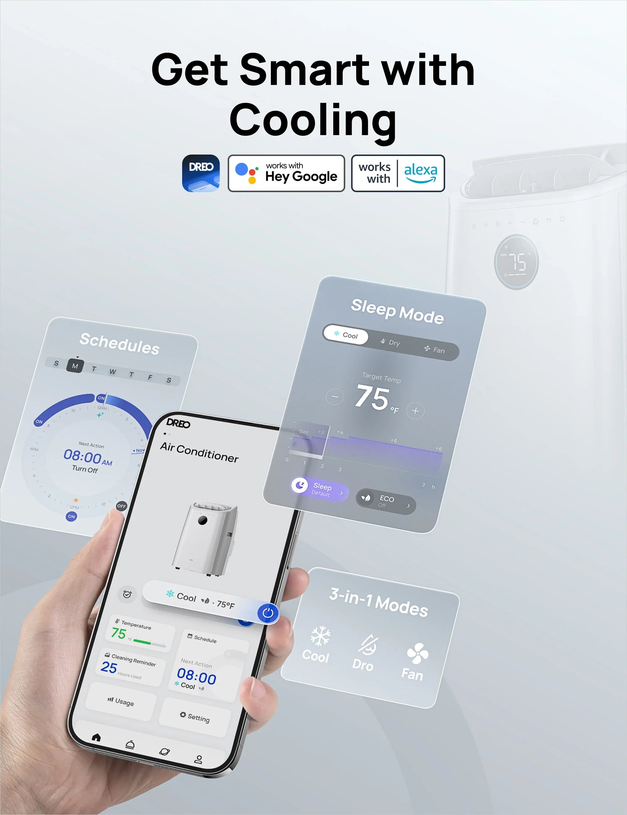 Smart Air Conditioner AC515S - DREO