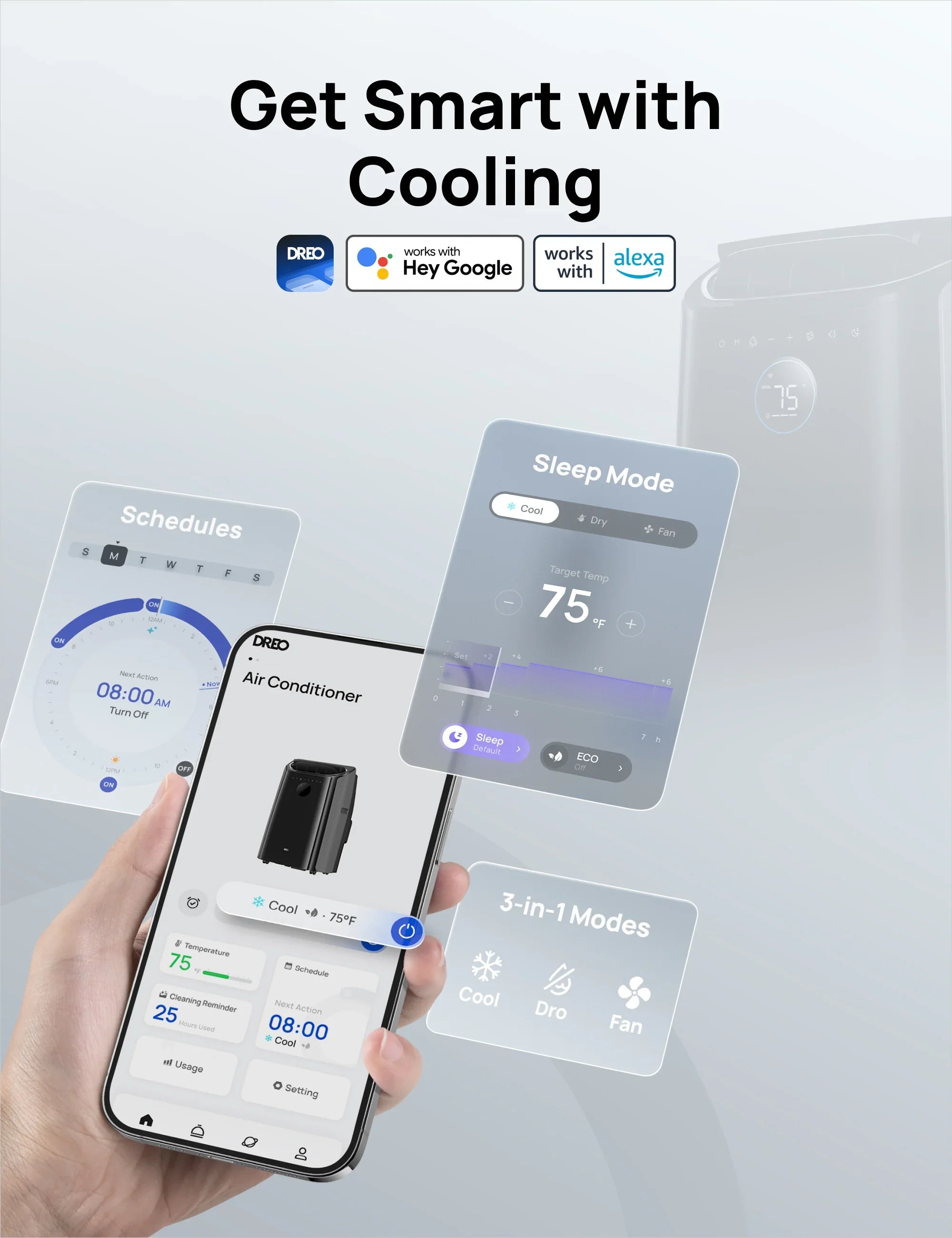 Smart Air Conditioner AC515S - DREO