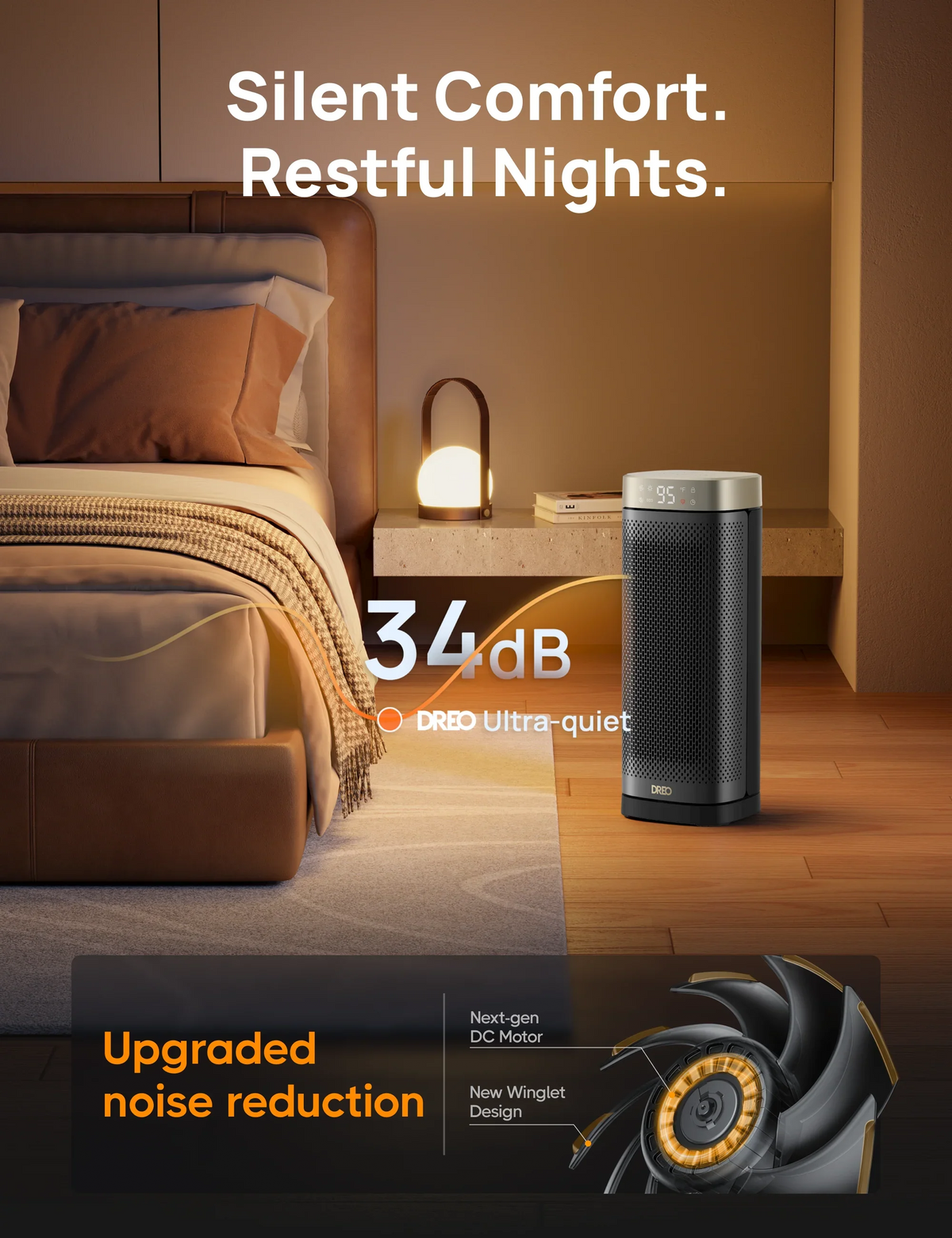 Space Heater Solaris Slim H2 (new) - DREO