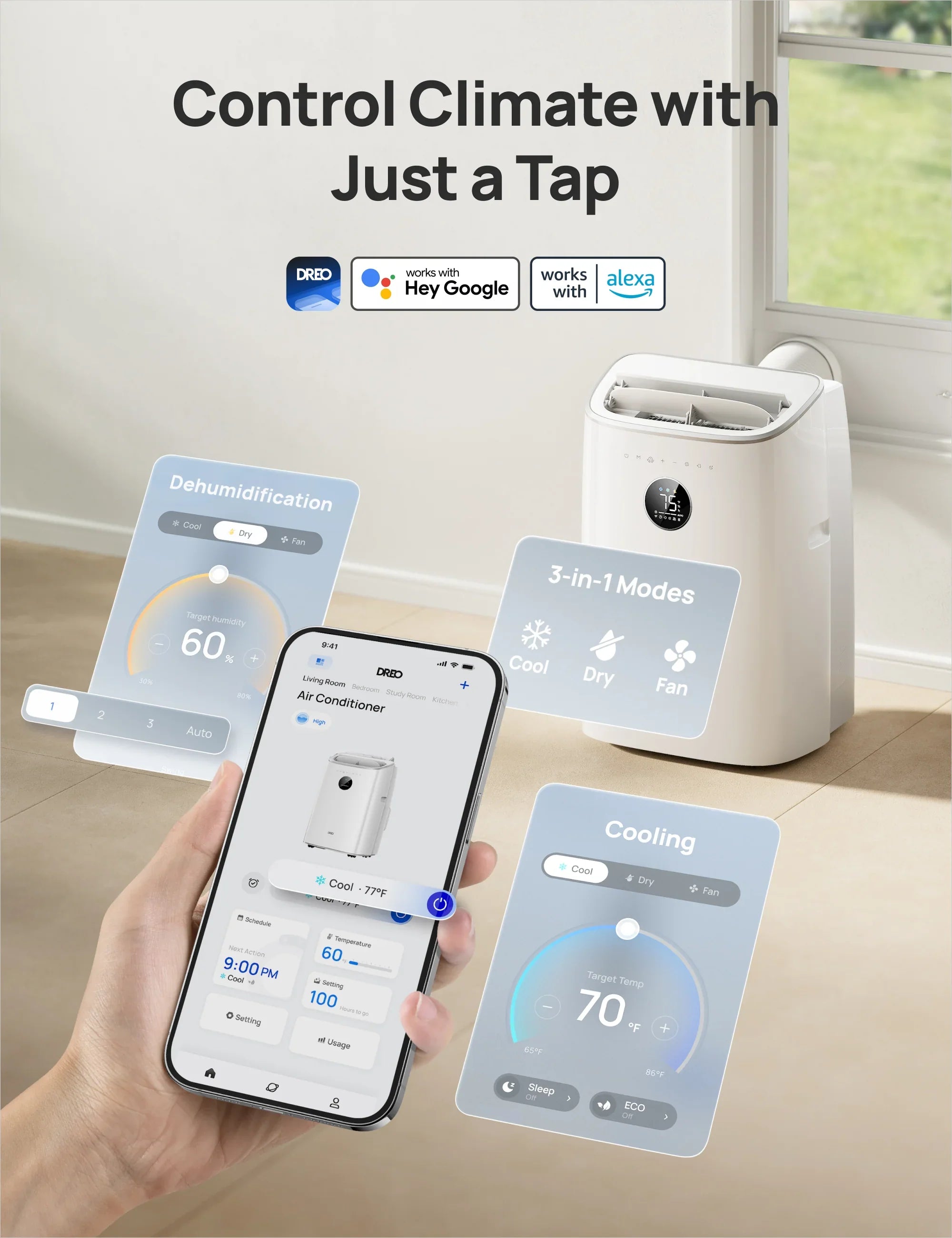 Smart Air Conditioner AC318S - DREO