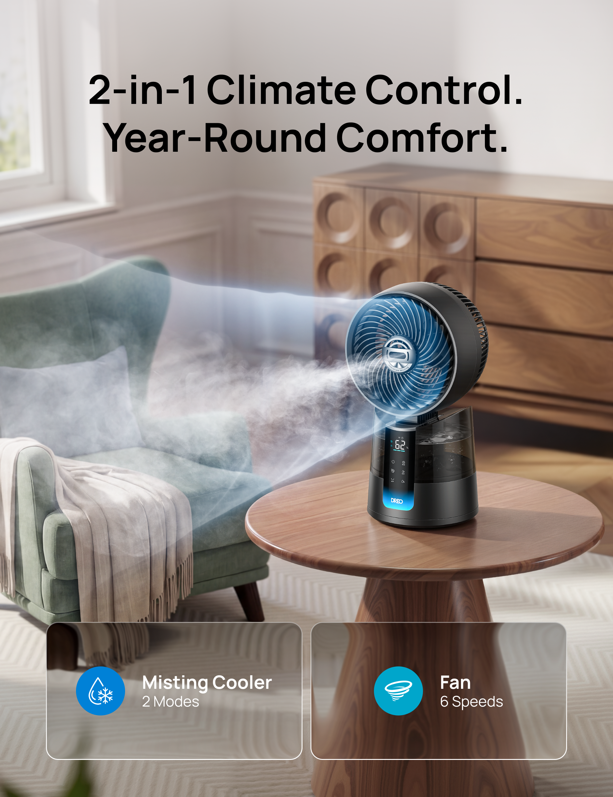 TurboCool™ Misting Fan 516S & TurboCool™ Misting Fan 765S