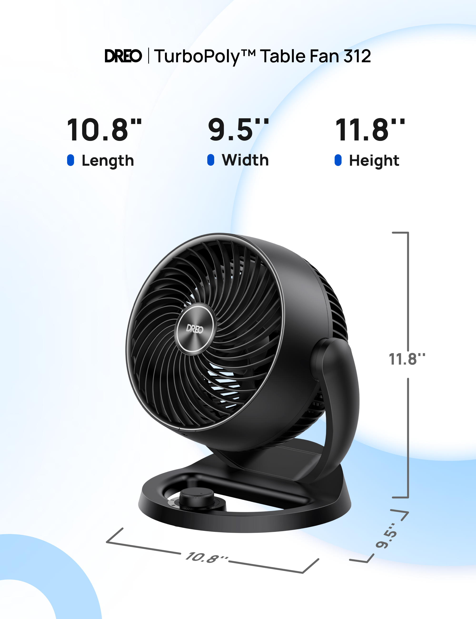 Tower Fan 518 & TurboPoly™ Table Fan 312