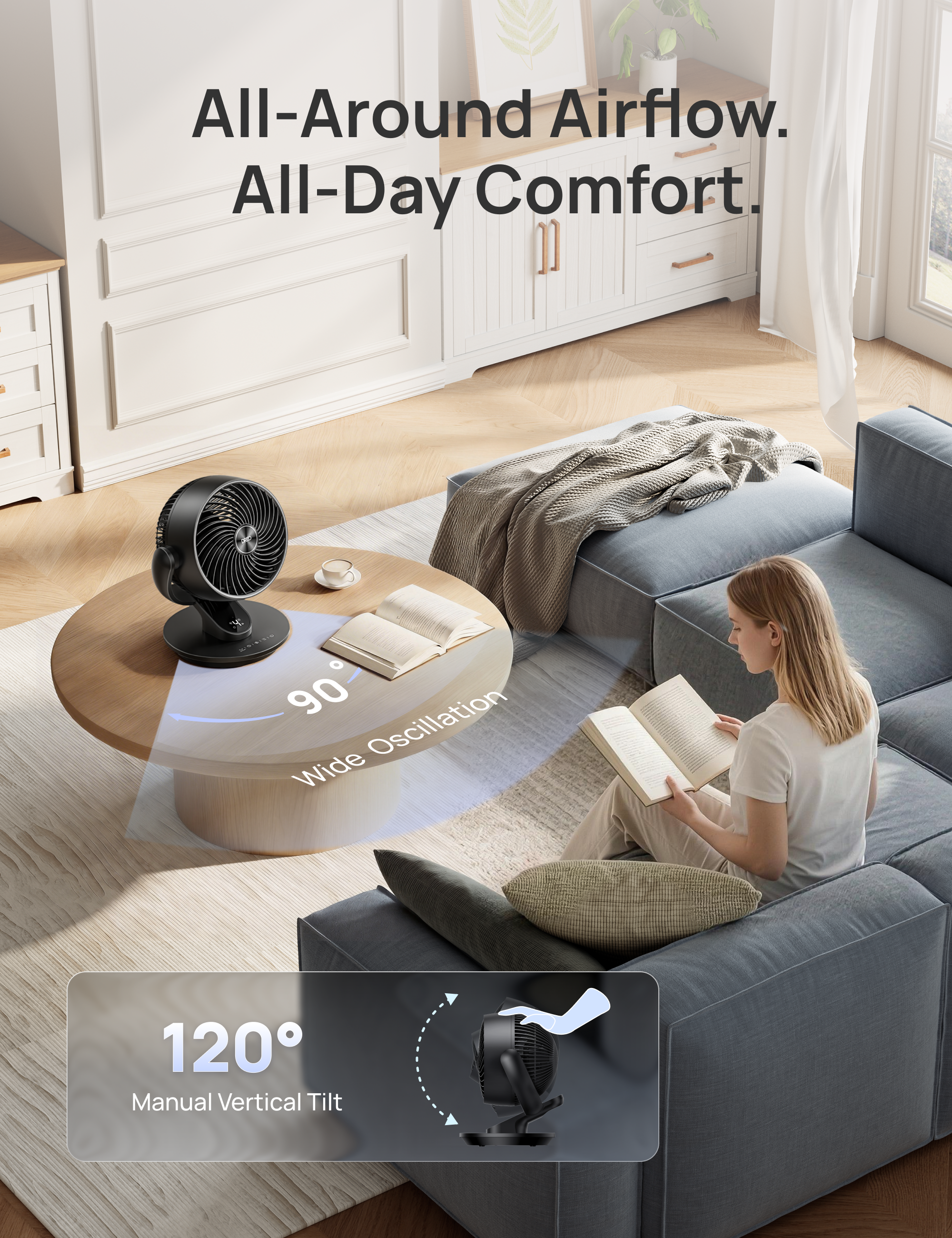 TurboPoly™ Table Fan 511