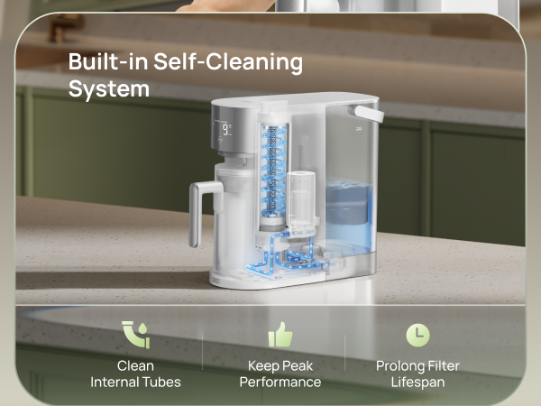 Built-in Self-Cleaning
System