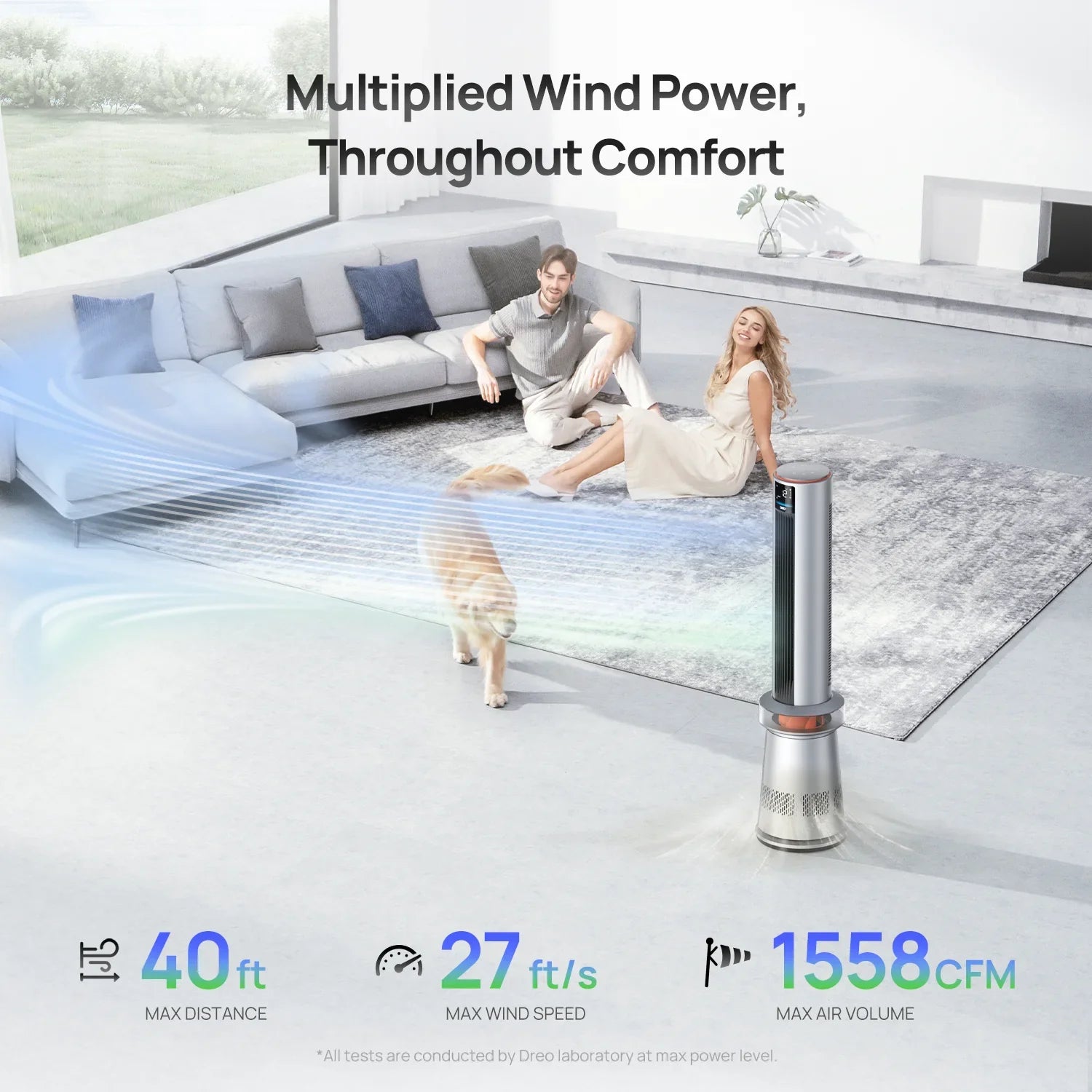 Air Purifier Tower Fan MC710S - DREO