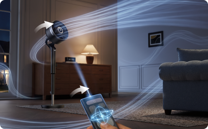 World's First MotionSync™ 3D Airflow Control