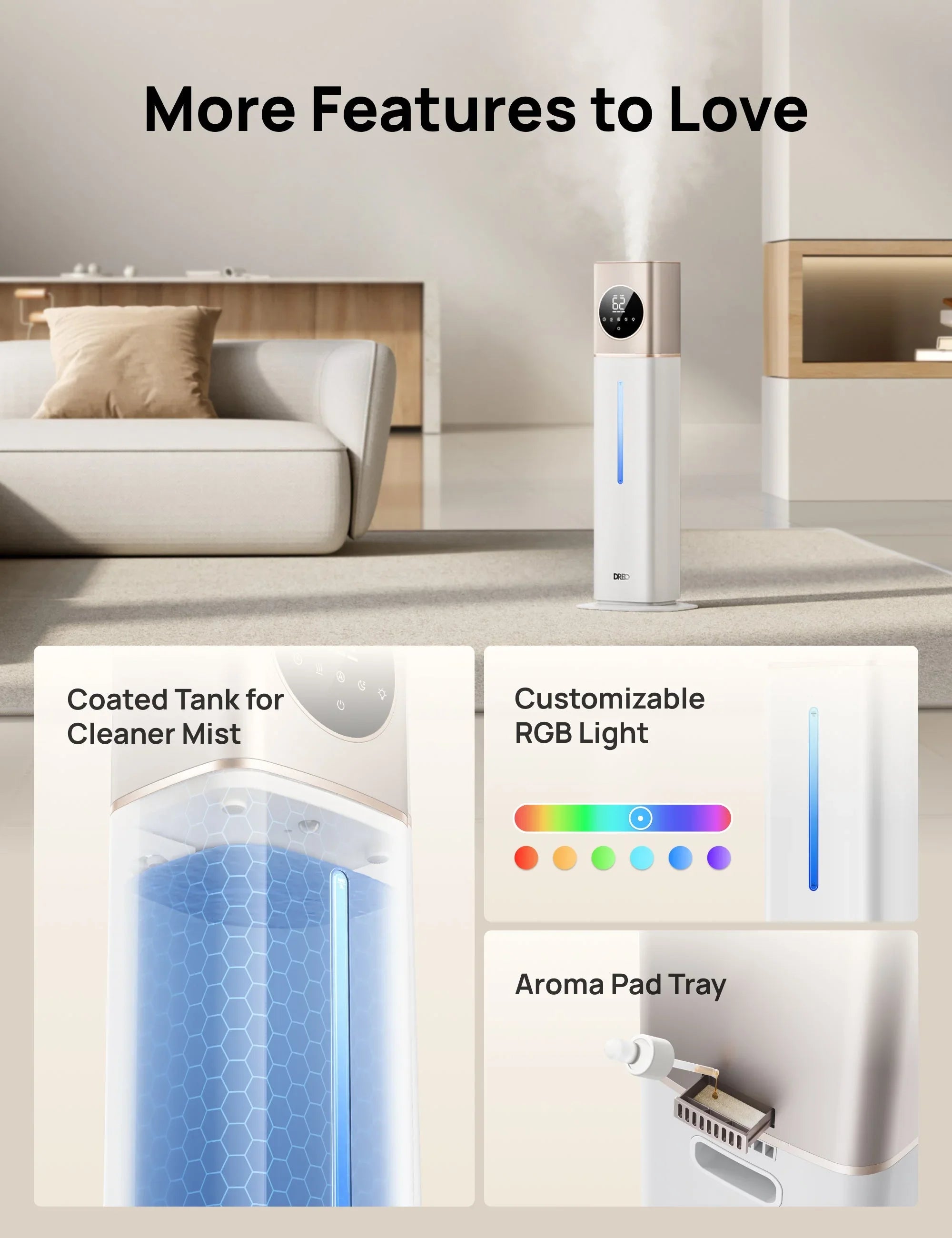 Smart Humidifier HM735S 11L - DREO