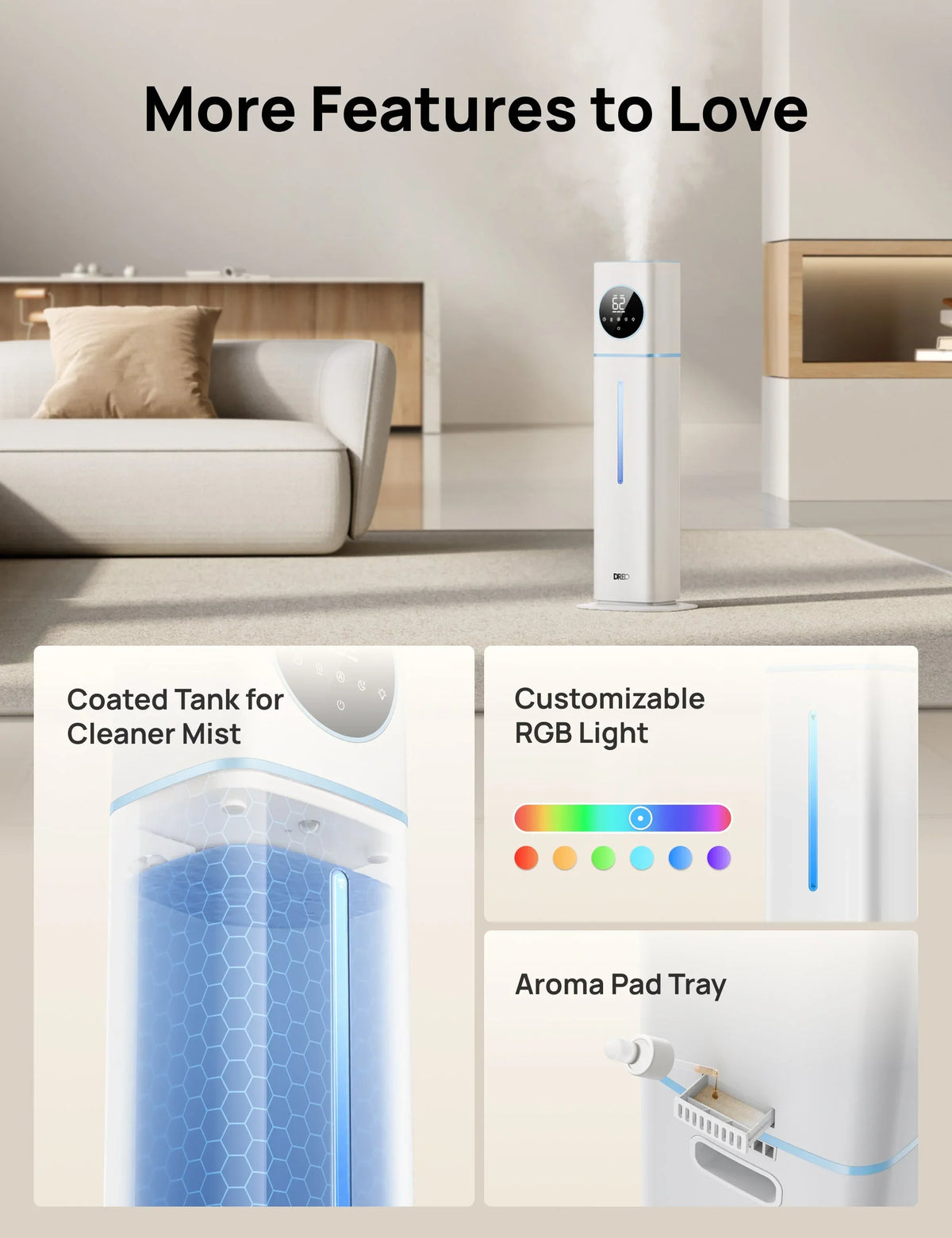 Smart Humidifier HM735S 11L - DREO